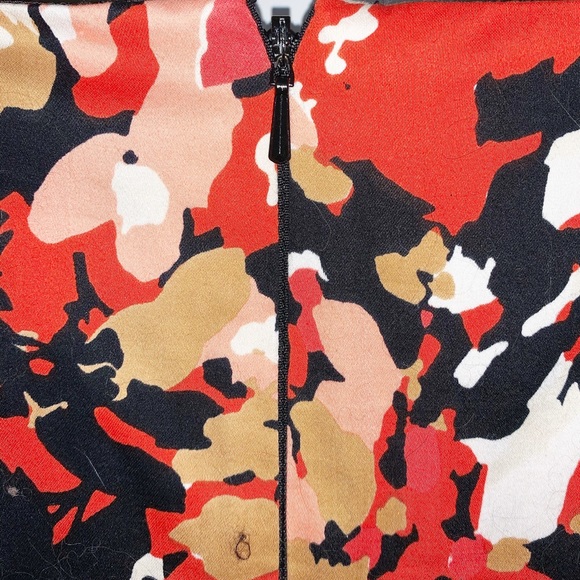 French Connection Multicoloured Printed Sheath Dress - Size 4 - Picture 7 of 8